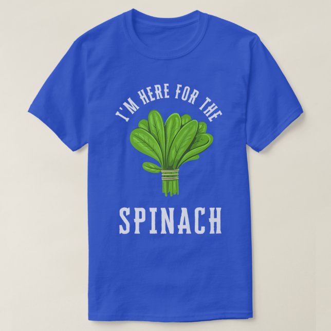 Baby Spinach Organic Spinach And Kale Vegetarian V T-Shirt (Design Front)