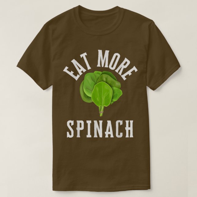 Baby Spinach Organic Spinach And Kale Vegetarian V T-Shirt (Design Front)