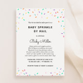 Baby Sprinkle by Mail Invitation