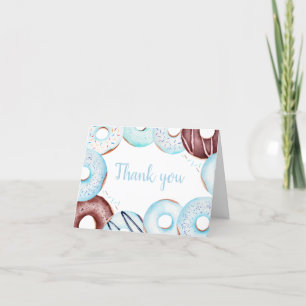 Baby Sprinkle Donuts Baby Shower Thank You Card
