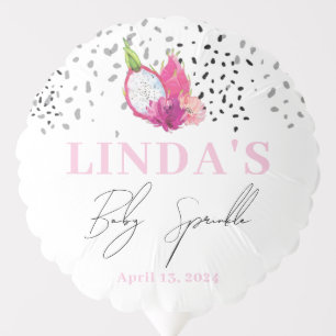 Baby Sprinkle Dragon Fruit Custom Balloon