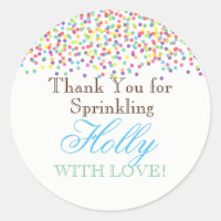 Baby Sprinkle Favor Stickers