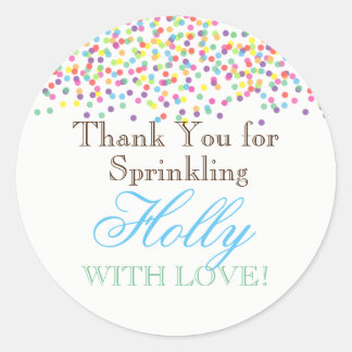 Baby Sprinkle Favor Stickers