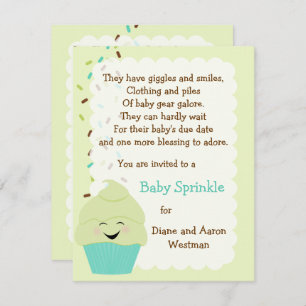 Baby Sprinkle Gender Neutral Invitation
