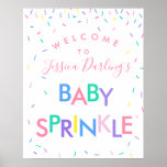 Baby Sprinkle Gender Neutral Welcome Poster at Zazzle