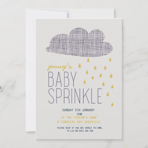 BABY SPRINKLE INVITATION
