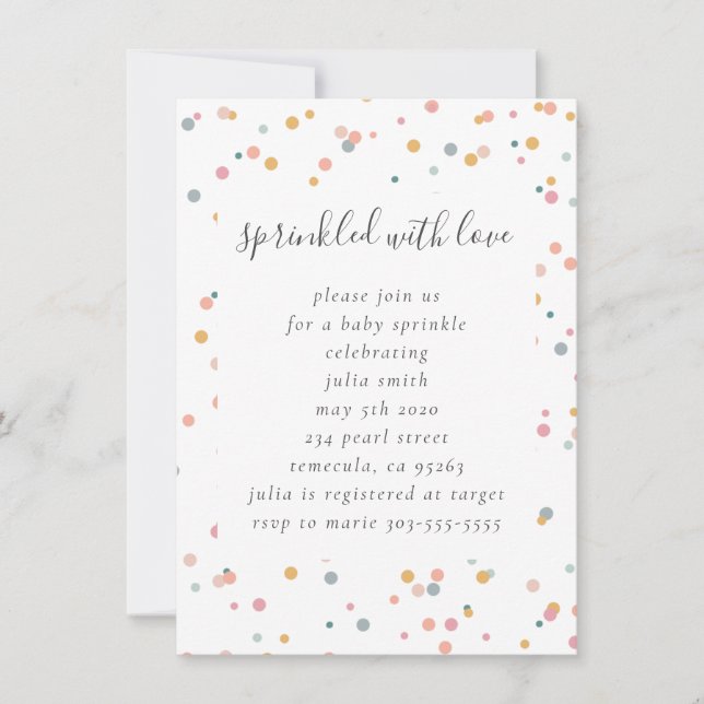 Baby Sprinkle Invitation (Front)
