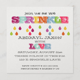 BABY SPRINKLE INVITATION