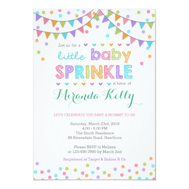 Baby Sprinkle Invitation / Baby Sprinkle Invite