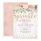 Baby Sprinkle Invitation Card Floral