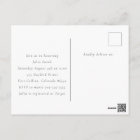 baby sprinkle invitation postcard
