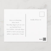 baby sprinkle invitation postcard (Back)
