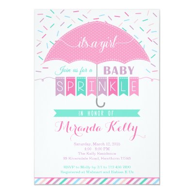 umbrella baby shower invitations zazzle com
