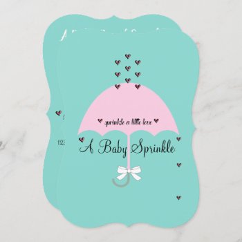 Baby Sprinkle Little Love Shower Baby Reveal Party Invitation by Ohhhhilovethat at Zazzle