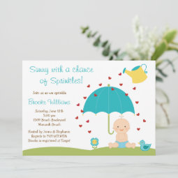 Baby Sprinkle Shower Invitation | Zazzle