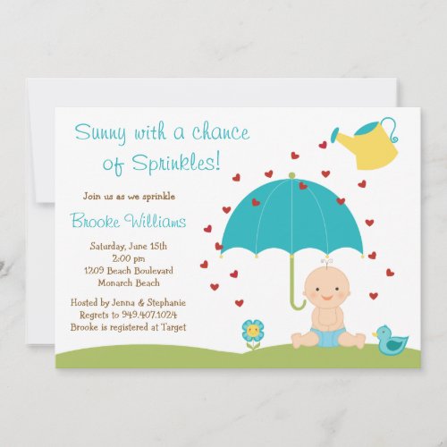 Baby Sprinkle Shower Invitation
