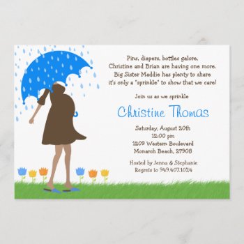 Baby Sprinkle Shower Invitation For Baby Boy by eventfulcards at Zazzle