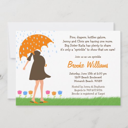 Baby Sprinkle Shower Invitation Gender Neutral