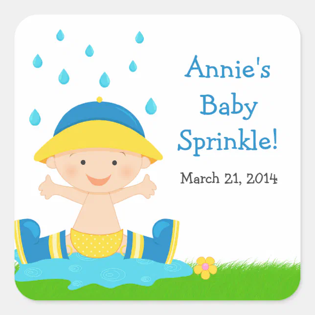 Baby Sprinkle Shower Sticker Zazzle