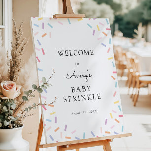 Baby Sprinkle Welcome Sign