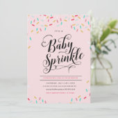 BABY SPRINKLES CONFETTI INVITATION (Standing Front)