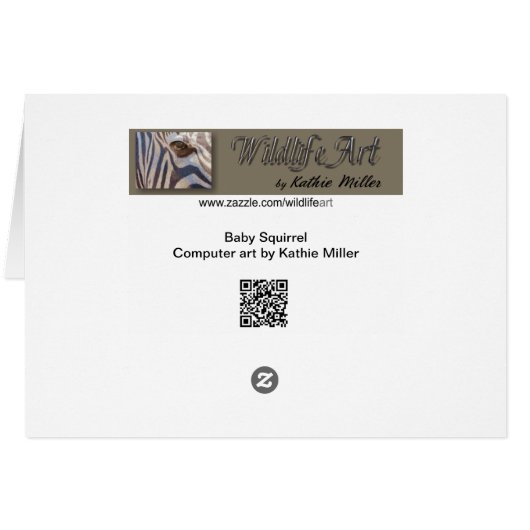 Baby Squirrel (Back Horizontal)