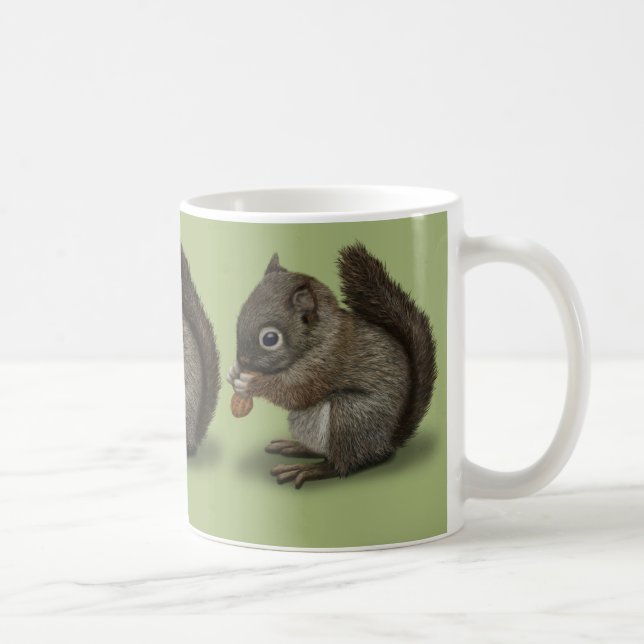 Baby Squirrel Coffee Mug (Right)