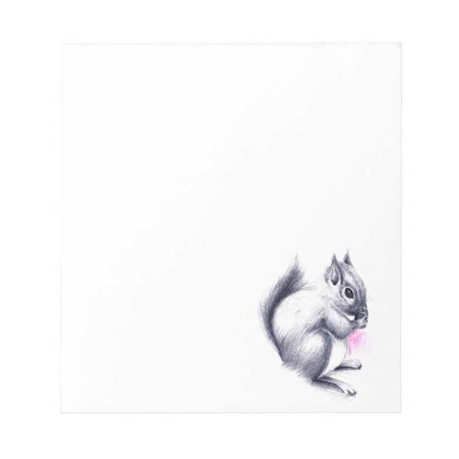 baby squirrel notepad (Front)
