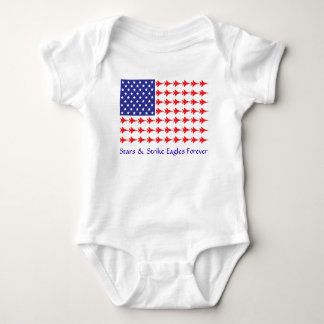 Baby Stars & Strike Eagles Forever One Piece Baby Bodysuit