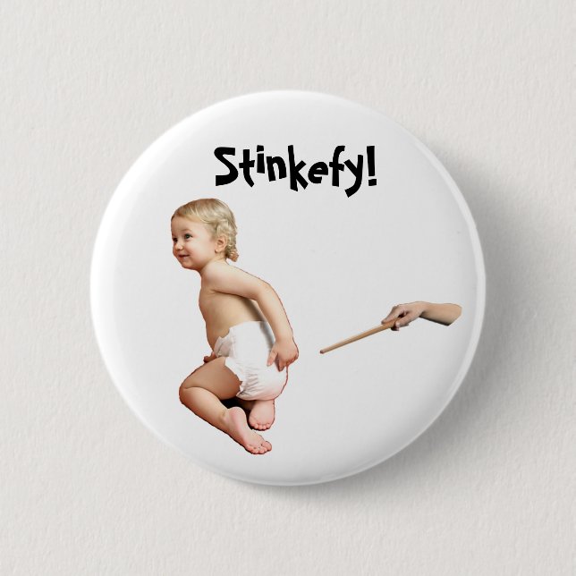 Baby Stinkefy!-button Pinback Button (Front)