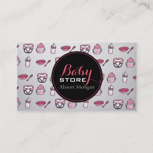 Baby Store Business Card (Front)