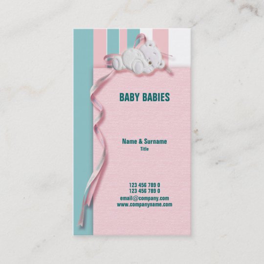 Baby Store Childcare Infants Nursery Business Card