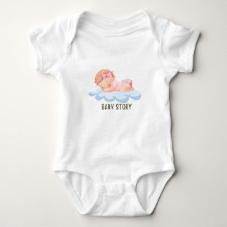 Baby Story baby sleep clouds Baby girl body suits Baby Bodysuit