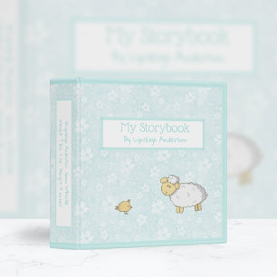 Baby Storybook Scrapbook Album 3 Ring Binder