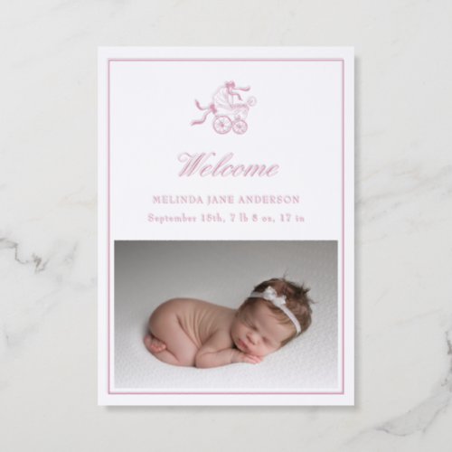Baby Stroller Elegant Photo Baby Announcement