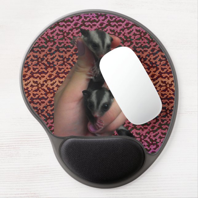 Baby Sugar Glider Gel Mouse Pad (Left Side)
