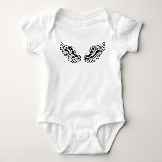 Baby Suit, 'Lil'Angel' design  Baby Bodysuit (Front)