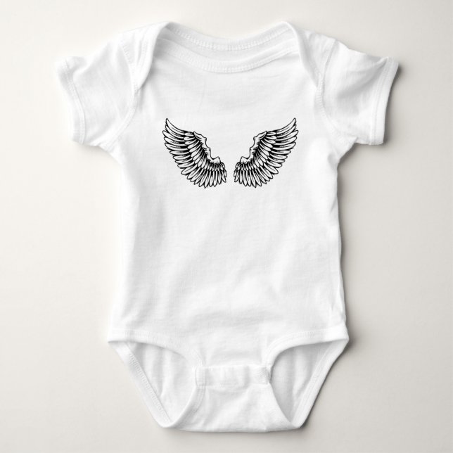 Baby Suit, 'Lil'Angel' design  Bodysuit (Front)