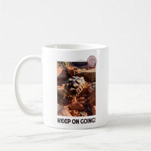Baby Sulcata hiking in Sedona Red Rocks Arizona Coffee Mug