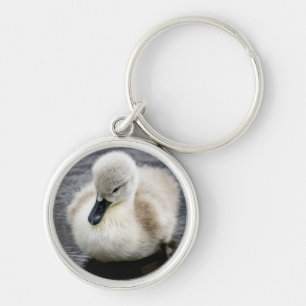 Baby Swan Cygnet Keychain