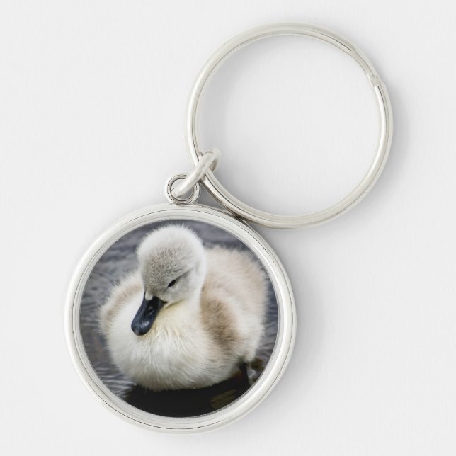 Baby Swan | Cygnet Keychain (Front)
