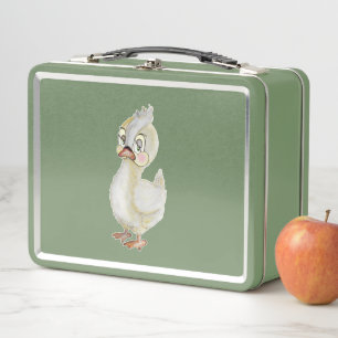 Baby Swan Metal Lunch Box