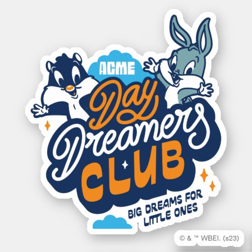 Baby SYLVESTER  BUGS BUNNY Day Dreamers Club Sticker
