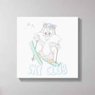 Baby SYLVESTER™ Ski Club Canvas Print