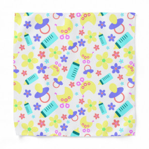 Baby Symbols Birth Gift Ideas Cute Nursery Bandana