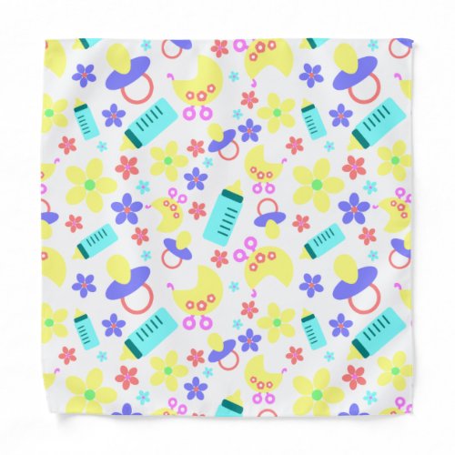 Baby Symbols Birth Gift Ideas Cute Nursery Bandana