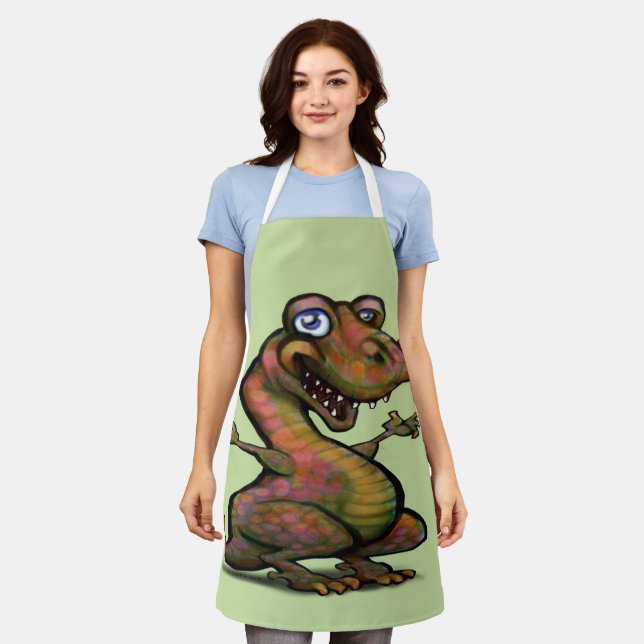 Baby T-Rex Apron (Worn)