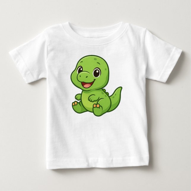 Baby T Rex Baby T-Shirt (Front)