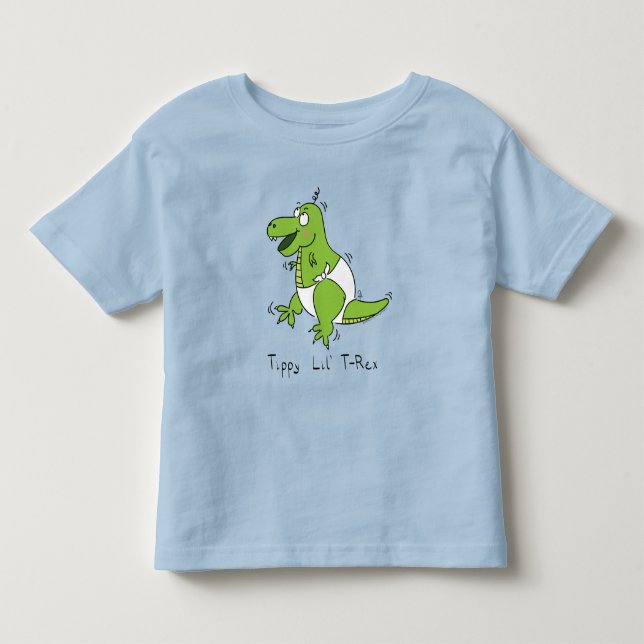 Baby T-Rex Dinosaur Dino Kids Toddler T-shirt (Front)