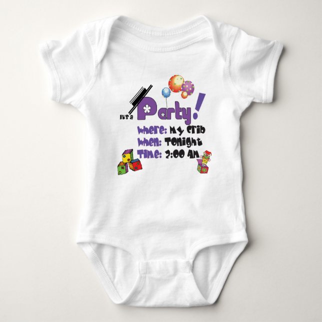 Baby T-shirt Baby Bodysuit (Front)
